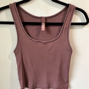SKIMS cotton rib tank- garnet